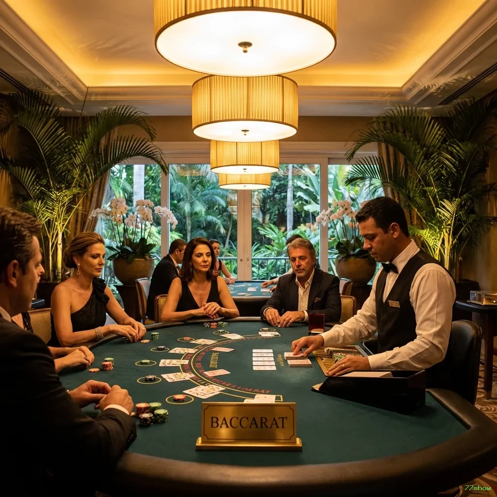 Cassino ao vivo da 77show com dealers reais